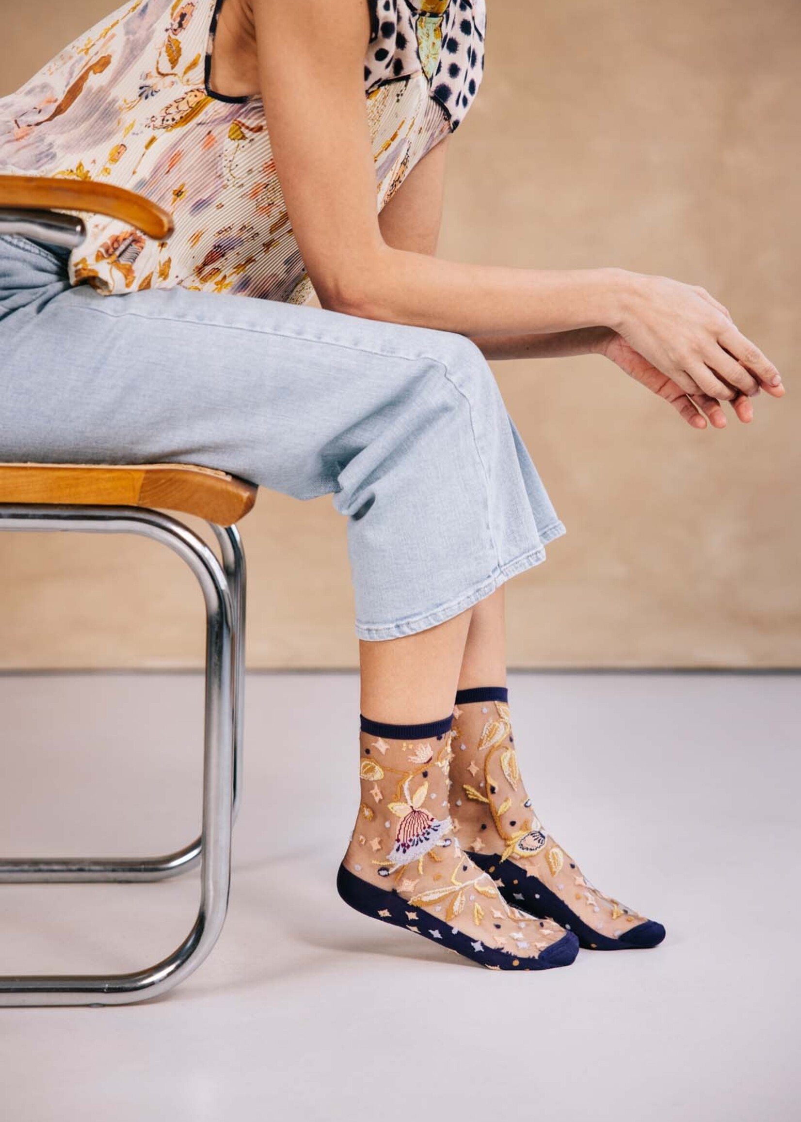 Atelier St Eustache Chaussettes Atelier St Eustache Cotélac pâtures