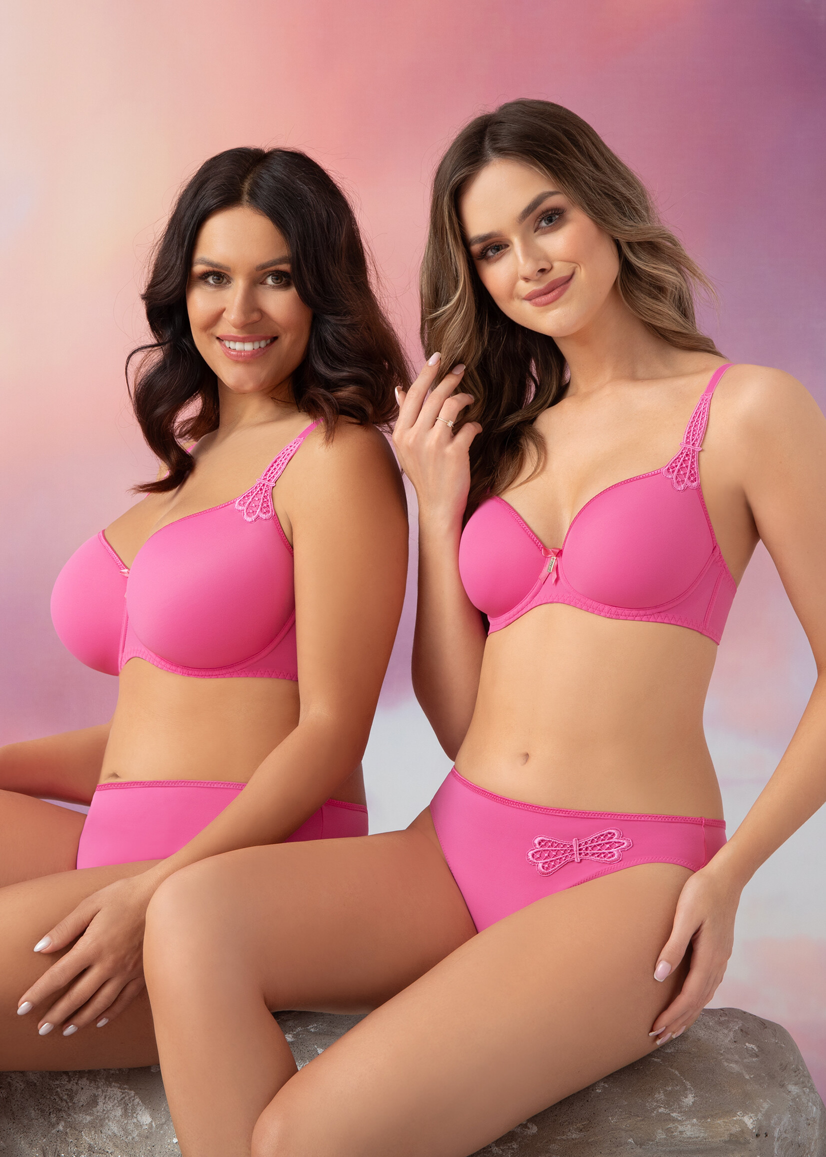Corin Soutien-gorge Corin Virginia 17871 Ruban rose