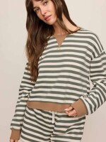 Z supply Pyjama - short Z Lounge Low key stripe ZLT263523 ZLS263524