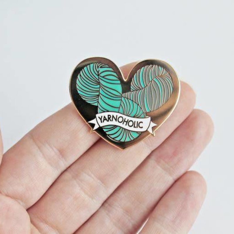 Twill & Print Twill & Print Enamel Pin - Yarnoholic