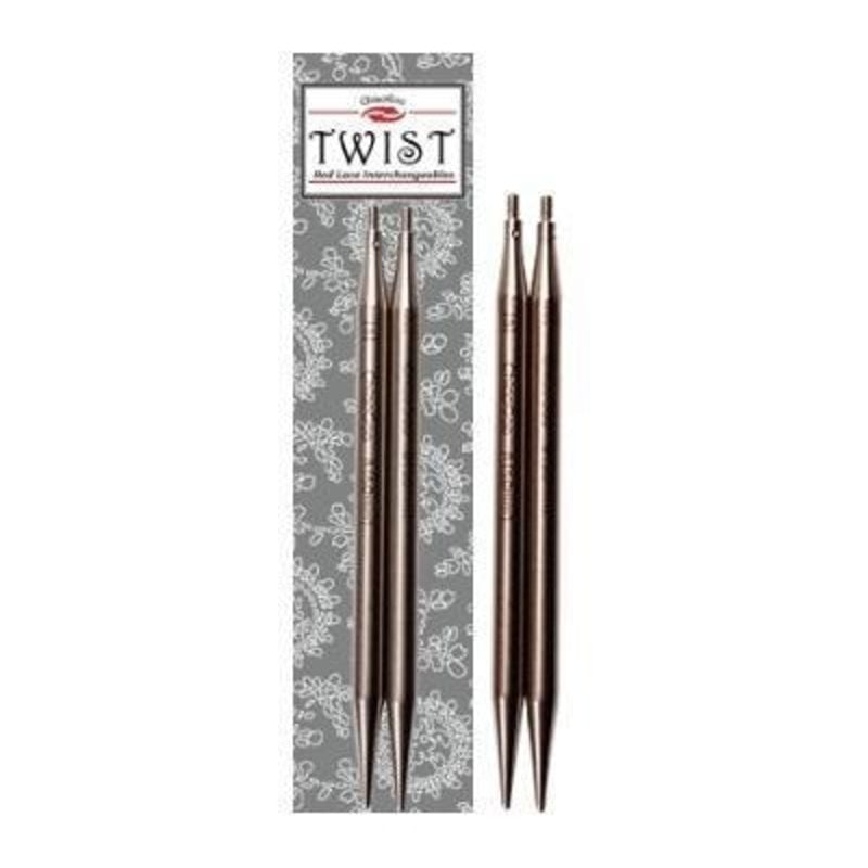 ChiaoGoo TWIST SS Red Lace Tips - 4" (Large)