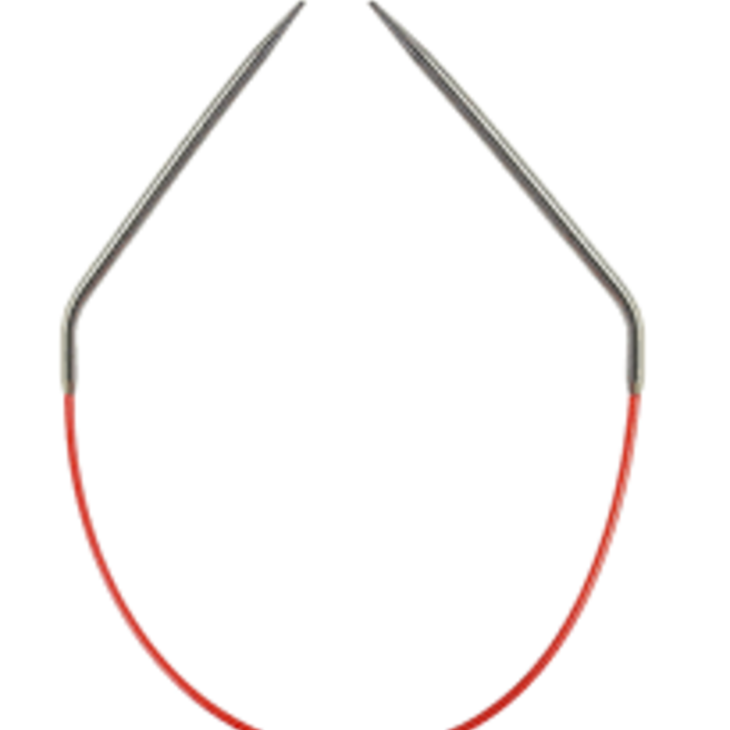 ChiaoGoo Knit Red Circulars 12"