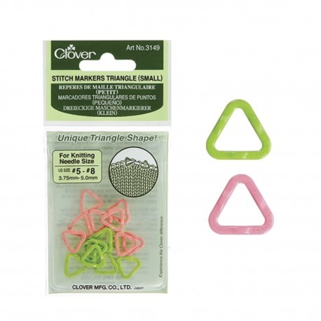 Clover Stitch Markers Triangle