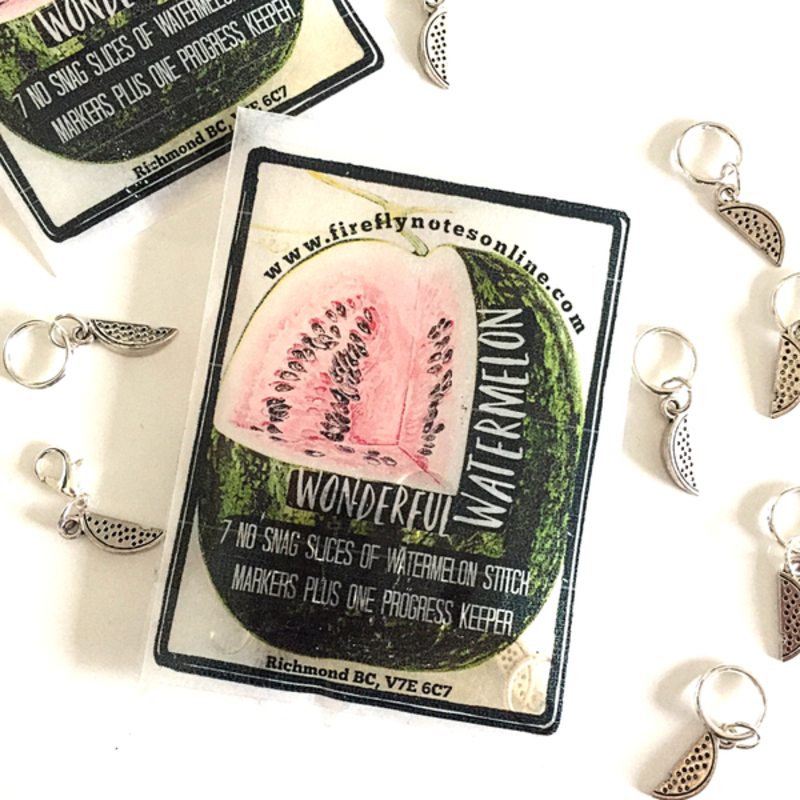 Firefly Notes Wonderful Watermelon Stitch Markers