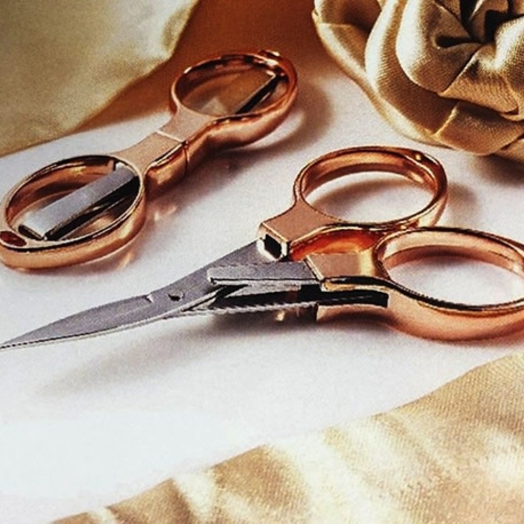 Rose Gold Folding Scissors