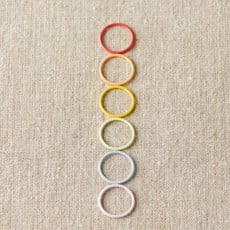 Cocoknits Coloured Ring Stitch Markers Jumbo