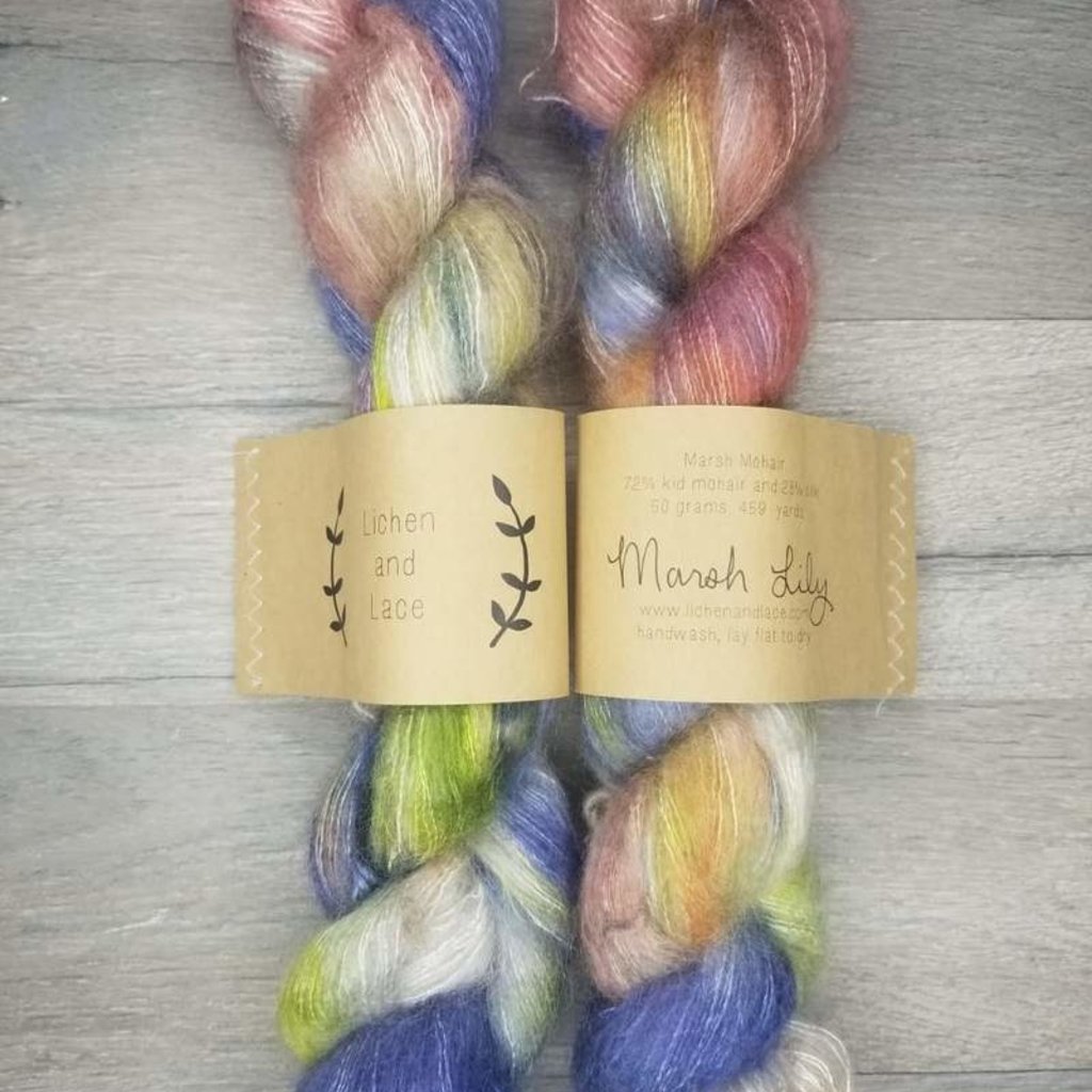 Lichen and Lace Hand Dyed Yarn