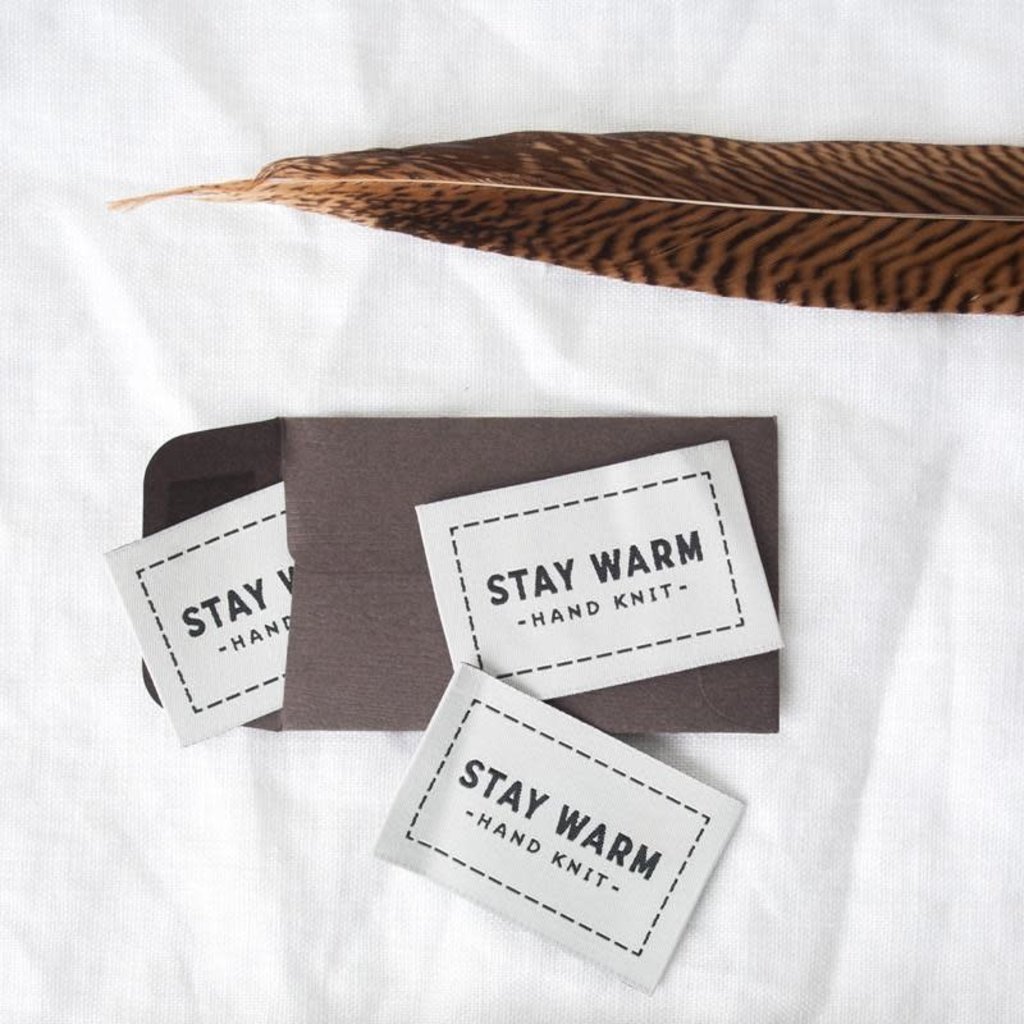 Twig & Horn Stay Warm Label - 3 pack