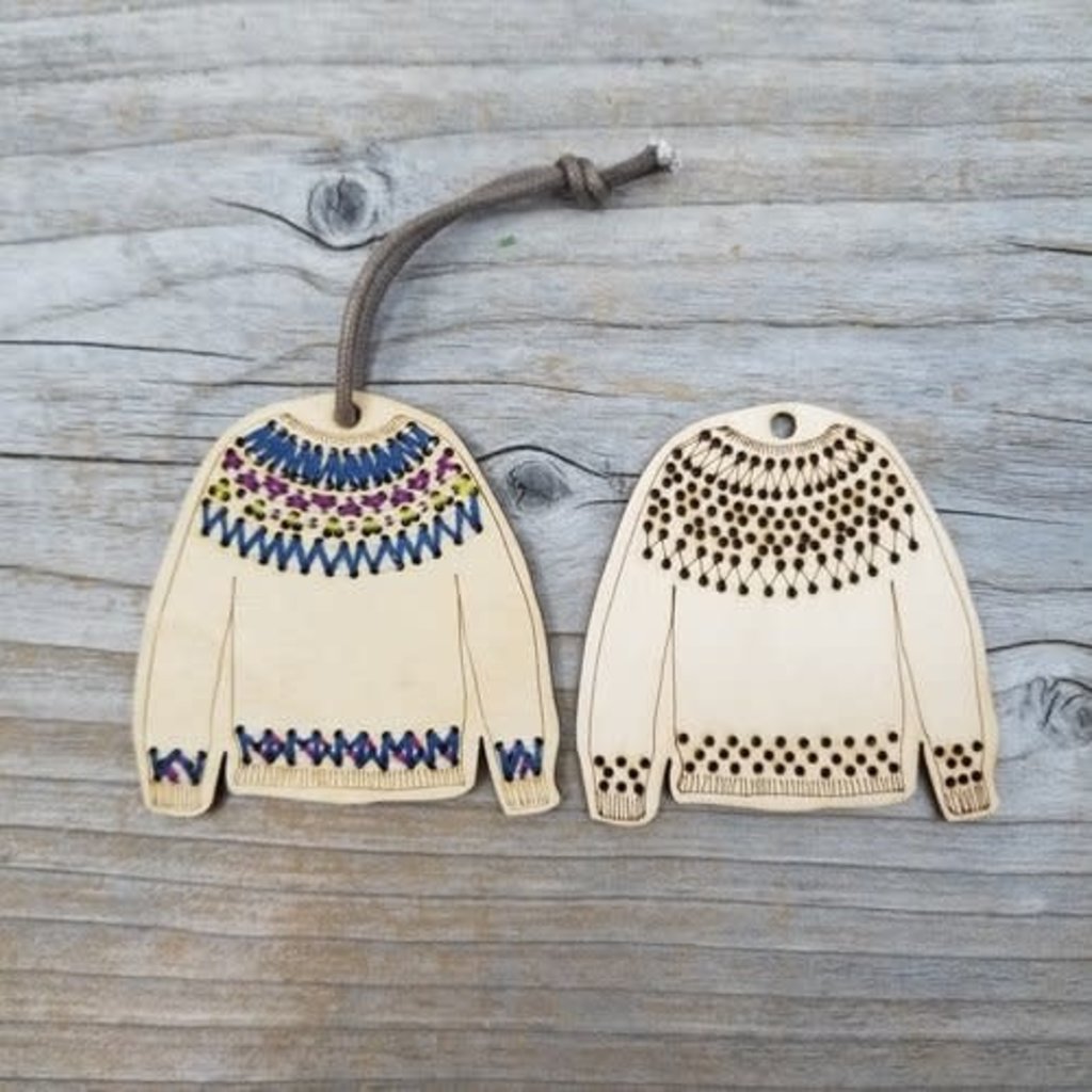 Katrinkles Stitchable Sweater Ornament Kit - Pullover