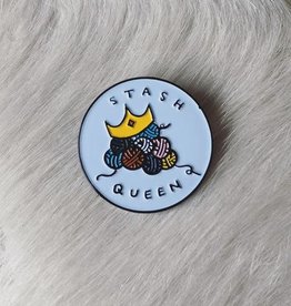 Stash Queen Enamel Pin