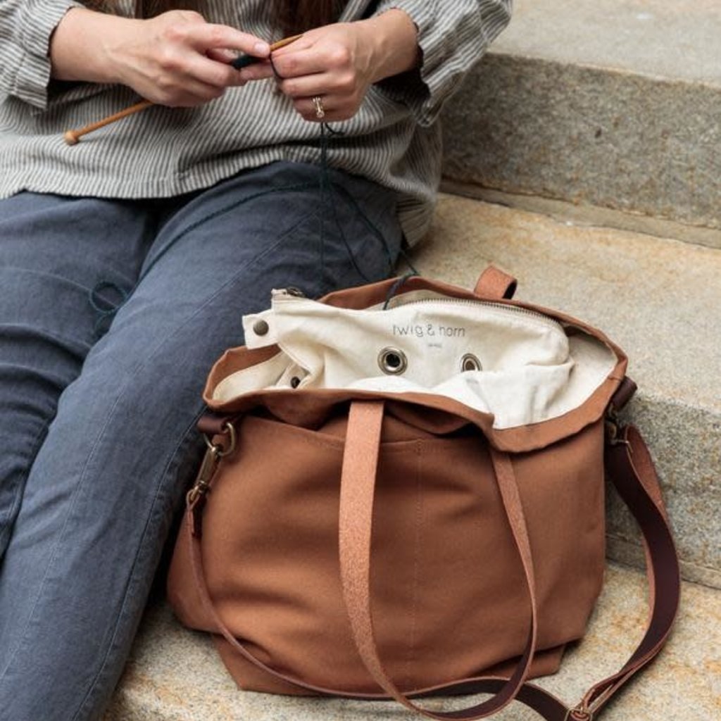 canvas crossbody project tote