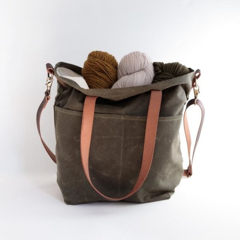 Twig & Horn Waxed Canvas Crossbody Tote