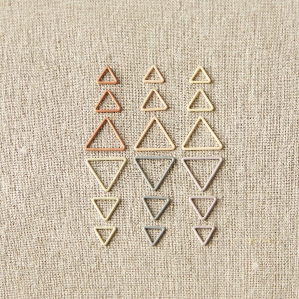 Cocoknits Triangle Stitch Markers - Earth Tones