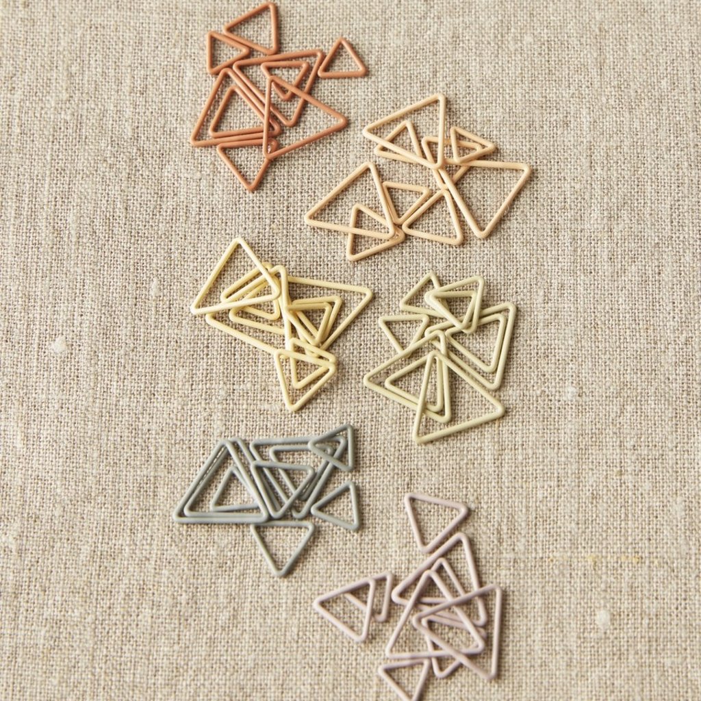 Cocoknits Triangle Stitch Markers - Earth Tones