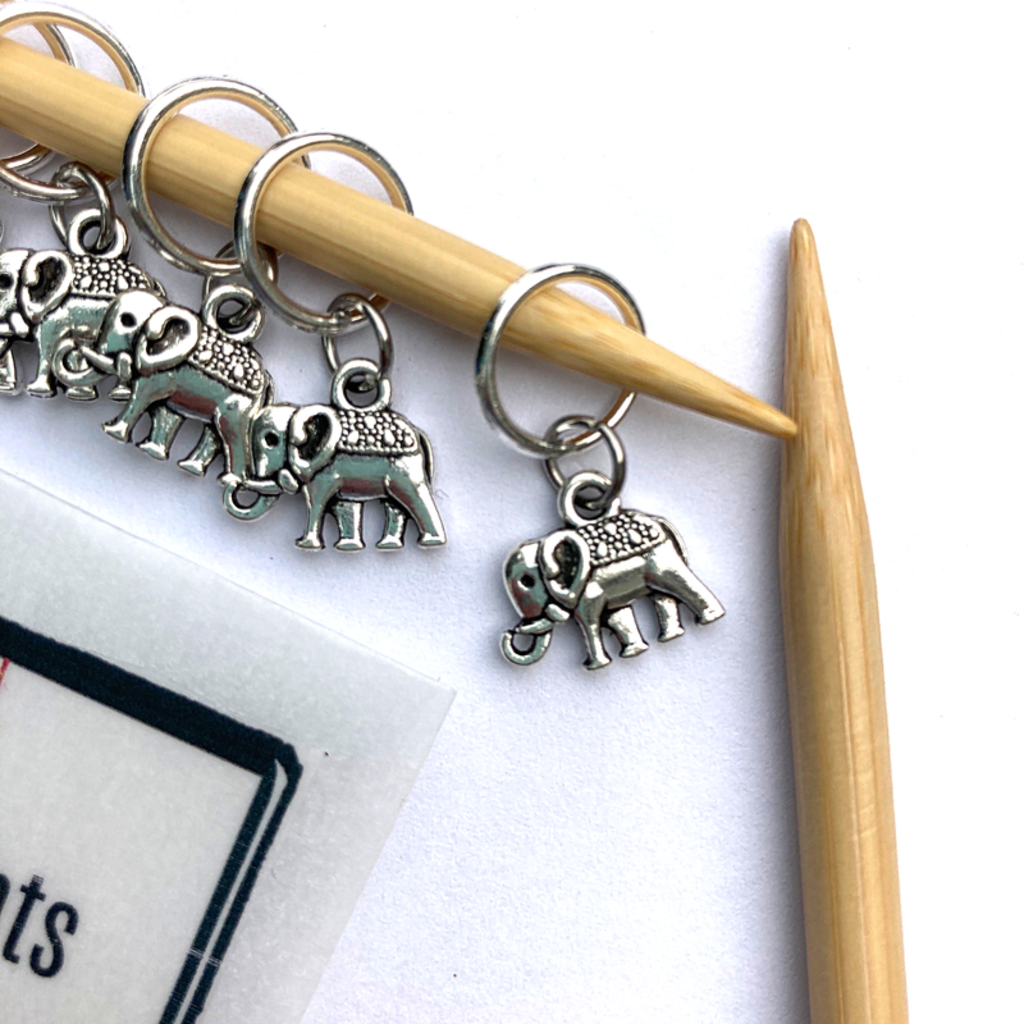Elephant Stitch Marker Pack