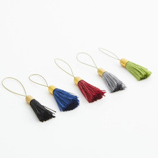 Lantern Moon Tassel Stitch Markers - Set of 10