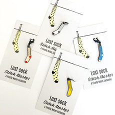 Lost Sock Single Stitch Marker Round