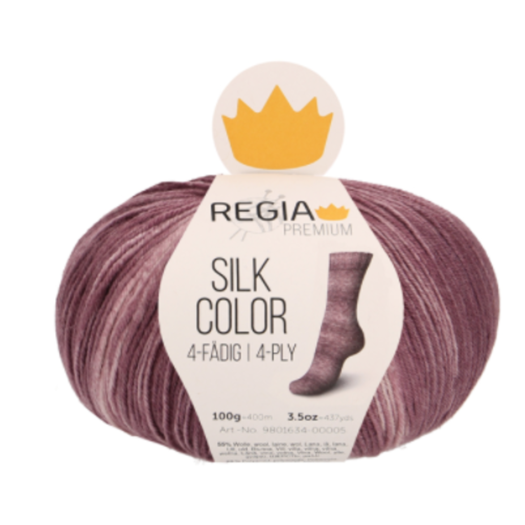 Regia Premium 4 ply Silk Colour