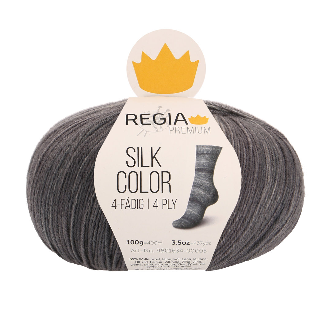 Regia Premium 4 ply Silk Colour