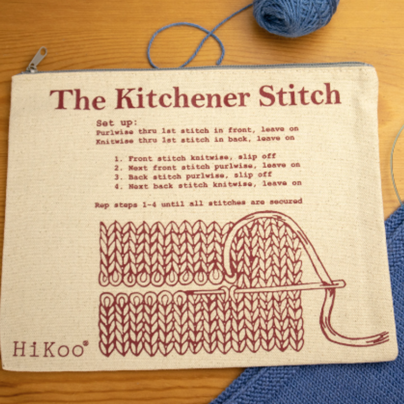 Kitchener Stitch Project Bag