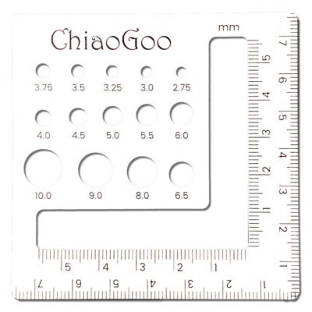 ChiaoGoo Needle Gauge