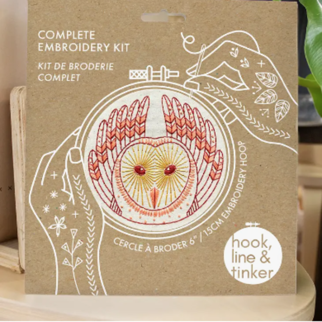 Hook, Line & Tinker Embroidery Kit