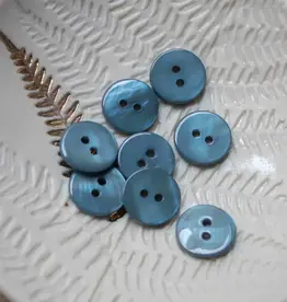 Flat Mother of Pearl Buttons (2 holes) 15mm