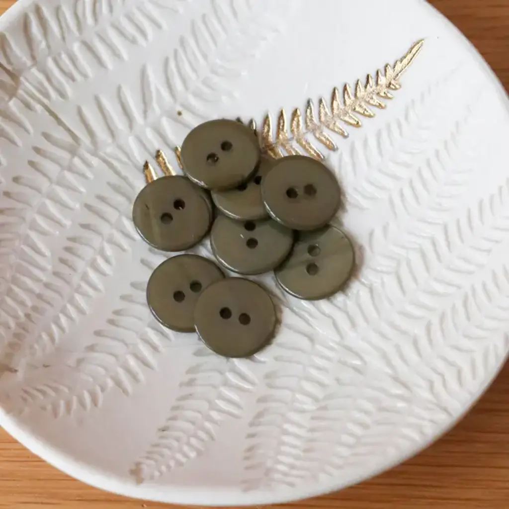 Flat Mother of Pearl Buttons (2 holes) 15mm