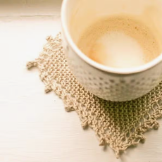 Knit Linen Coaster Kit