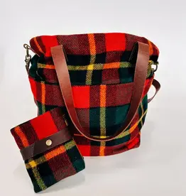 2023 Holiday Plaid Wool Tote & Case