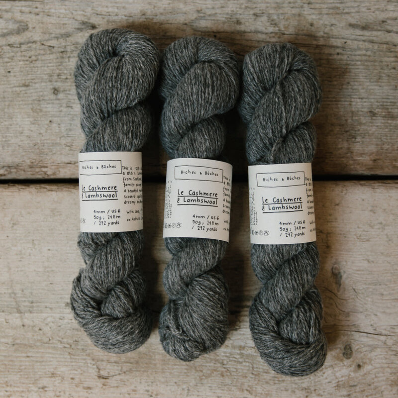 Biches & Bûches Le Cashmere & Lambswool Grey Brown