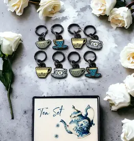 Tea Set Stitch Marker Pack