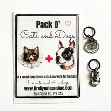 Dogs and Cats Stitch Marker Pack