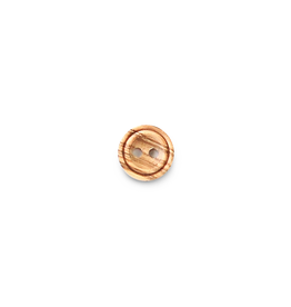 Natural Wood Concave Double Ring  Button