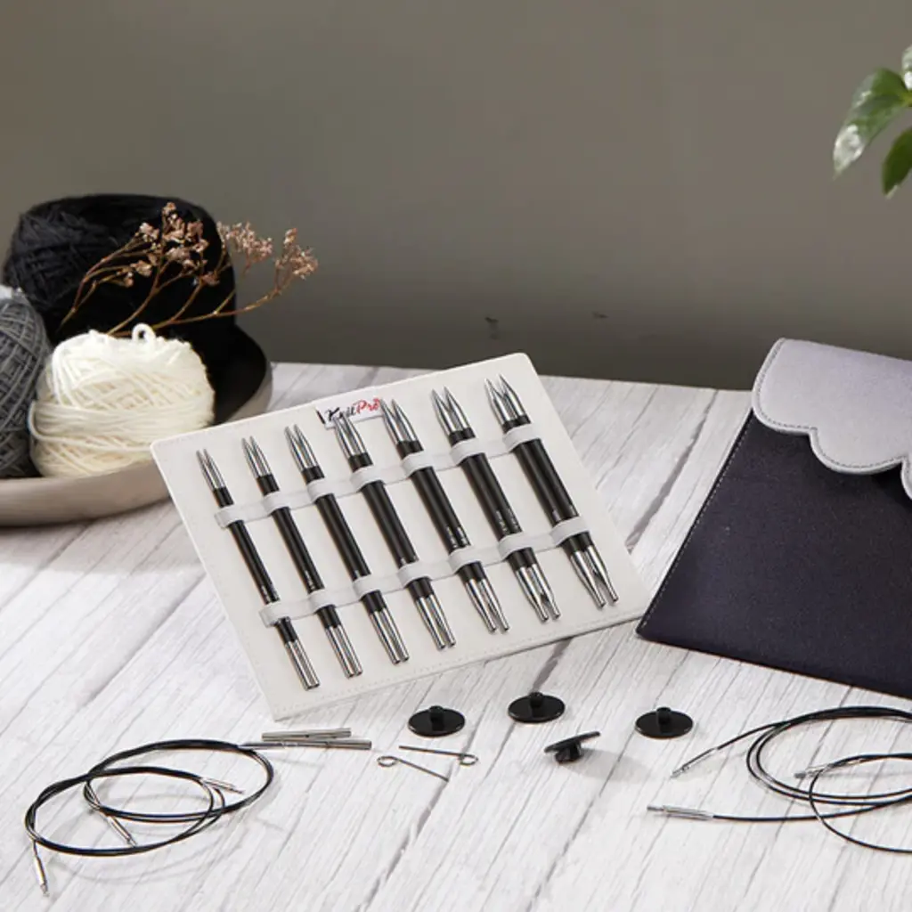 Knit Pro Karbonz Midi Interchangeable Needle Set