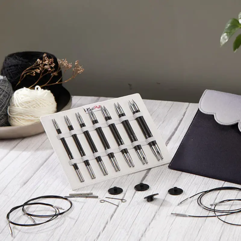 Knit Pro Karbonz Midi Interchangeable Needle Set