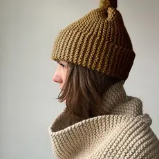 DIY Learn to Knit Kit | Classic Pom Beanie