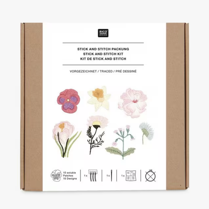 Rico Stick and Stitch Embroidery Kits
