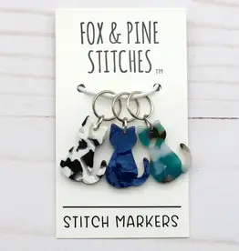 Bold Cat Stitch Markers