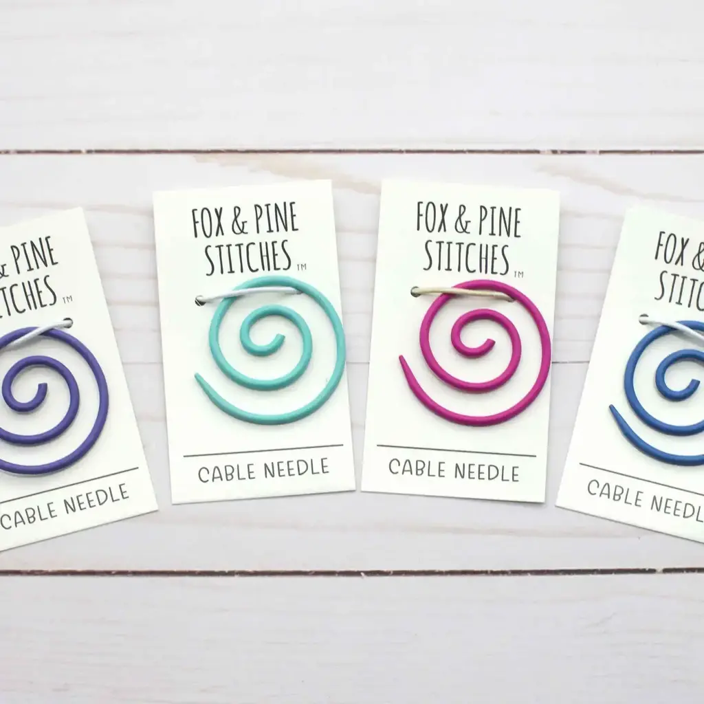 Colourful Spiral Cable Needle