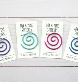 Colourful Spiral Cable Needle