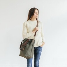 Twig & Horn Canvas Crossbody Project Tote