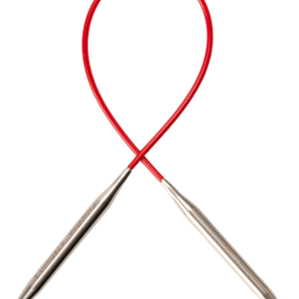 ChiaoGoo Knit Red Circular  16" (40cm)