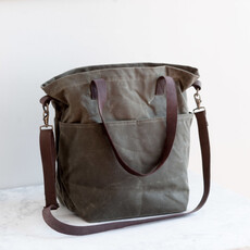 Twig & Horn Waxed Canvas Crossbody Tote