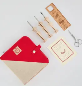 The Oxford Company Punch Needle Set Natural Wood