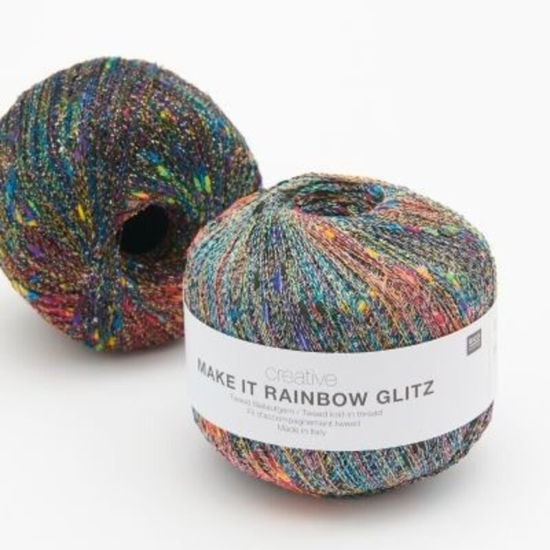 Rico Creative Make It Tweed Glitz Rainbow