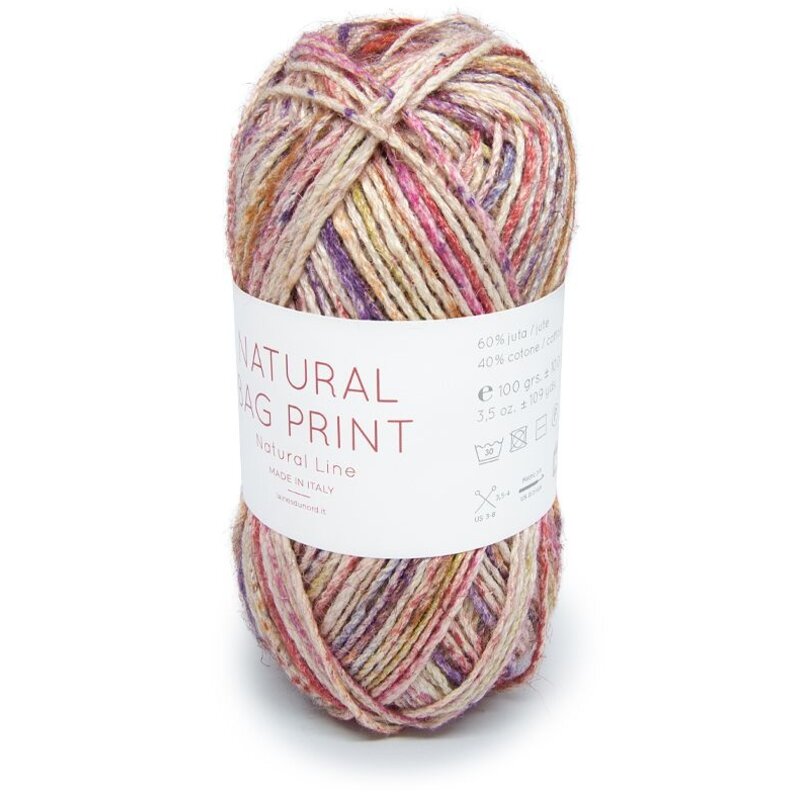 Laines Du Nord Natural Bag Print