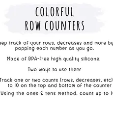 Colourful Row Counters