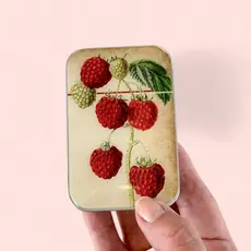 Raspberry Stitch Marker Tin