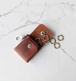 Leather Stitch Marker Case